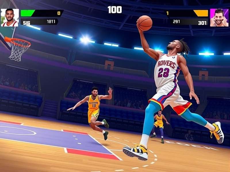 Basket Bounce Legends gameplay screenshot